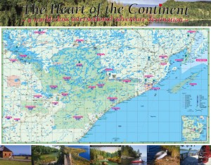 Heart of the Continent Map