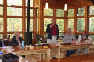 Bruce Kerfoot of Gunflint Lodge presents at HOCP, October 2013
